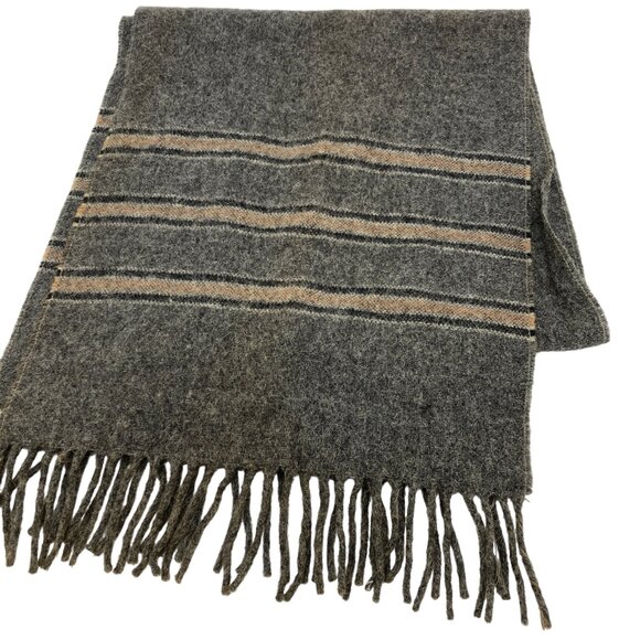 Condor Tips Alpaca Wool Striped Scarf - Picture 1 of 5